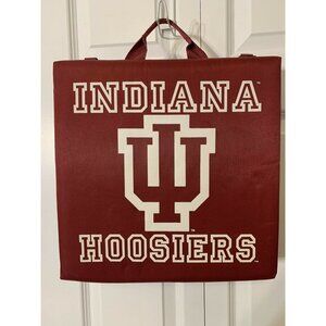 LOGO Indiana Hoosiers U Of I Seat Cushion Bleacher Chair‎ Stadium With Storage